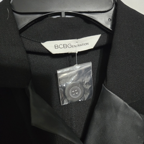 BCBGeneration Black Sheath Mini Dress V-Neck - Picture 10 of 12